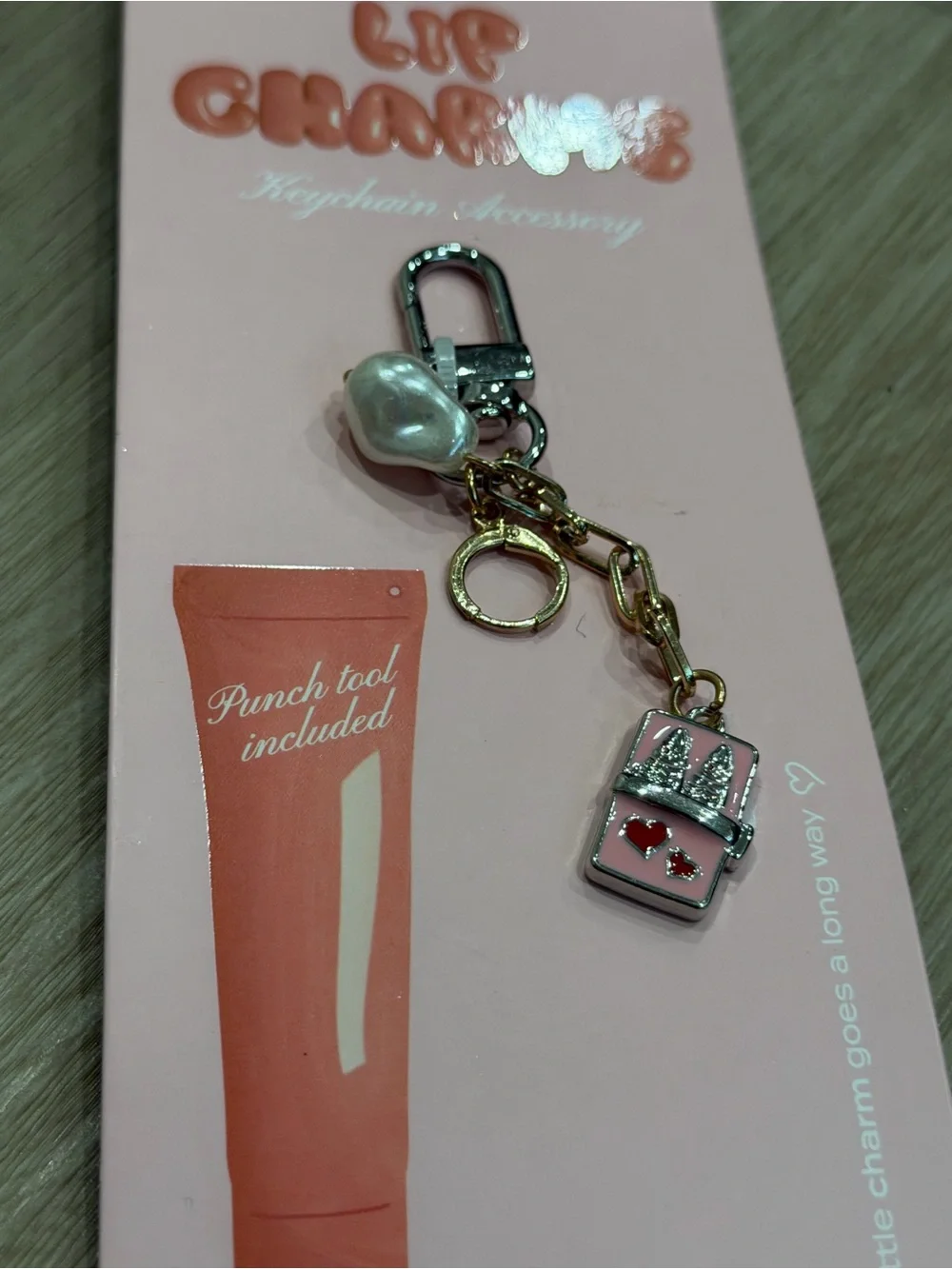 Studio Artifact Lip Charm Keychain Accessory - NWT 4pcs lot